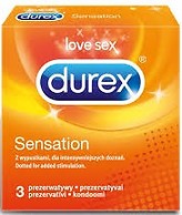 DUREX SENSATION prezerwatywy *3szt.