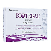 BIOTEBAL 5mg *30 tabletek -TYLKO ODBIÓR OSOBISTY